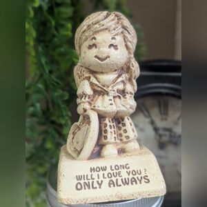Vintage 1979 Paula Collectible Resin Figurine - How Long Will I Love You